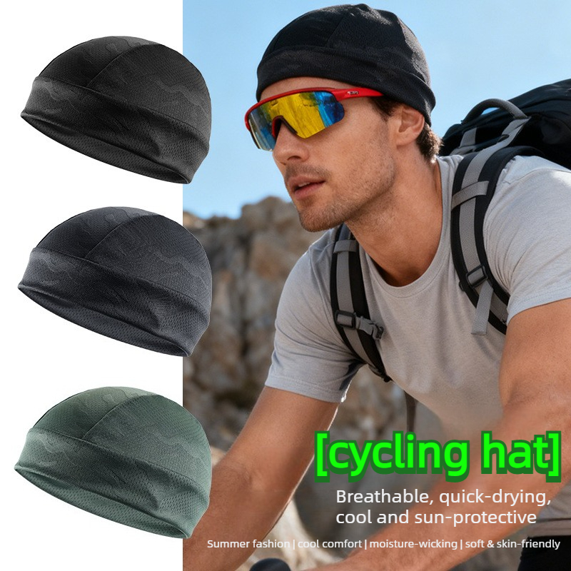 Skull Cap Helmet Liner - Zomerse ijszijde schedelmuts, dunne ademende snel