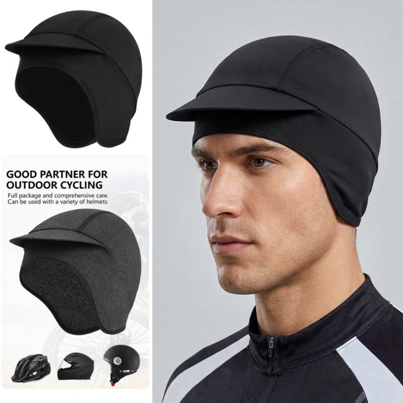 Skull Cap Helmet Liner - Motorfietsfietshelm Voering Hoofdwikkels Cap Sneldrogend Ademend
