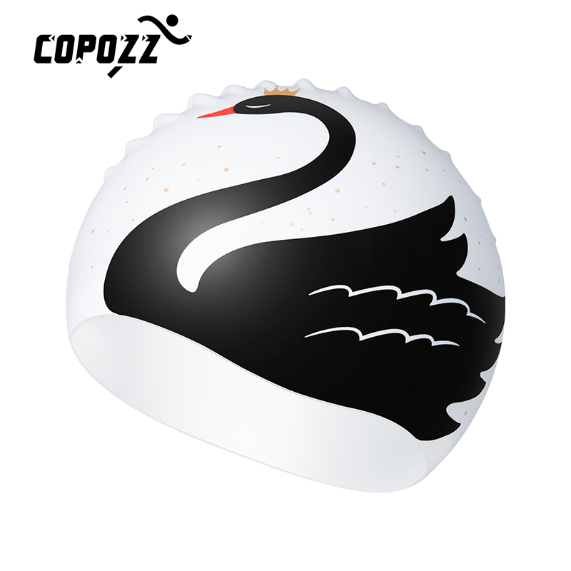 Swim Hat Silicone - Patroon Volwassen Badmutsen Mannen Vrouwen Lang