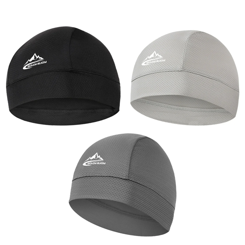 Skull Cap Helmet Liner - Zomer ijszijde sneldrogende ademende mesh schedelmuts