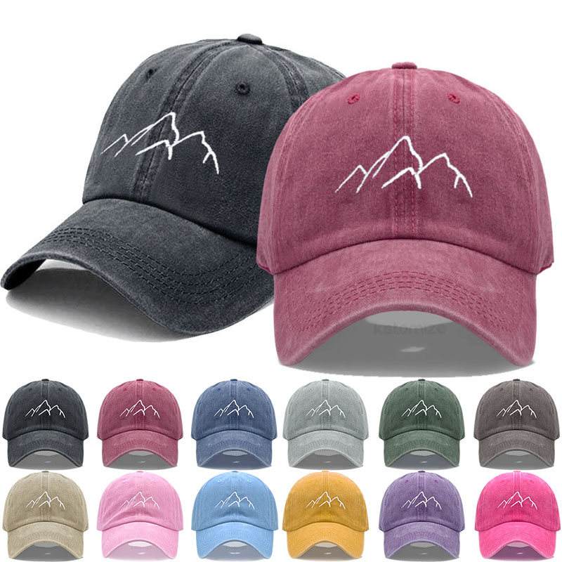 Golf Cap Dad - 1pc verstelbare gewassen baseballpet voor heren