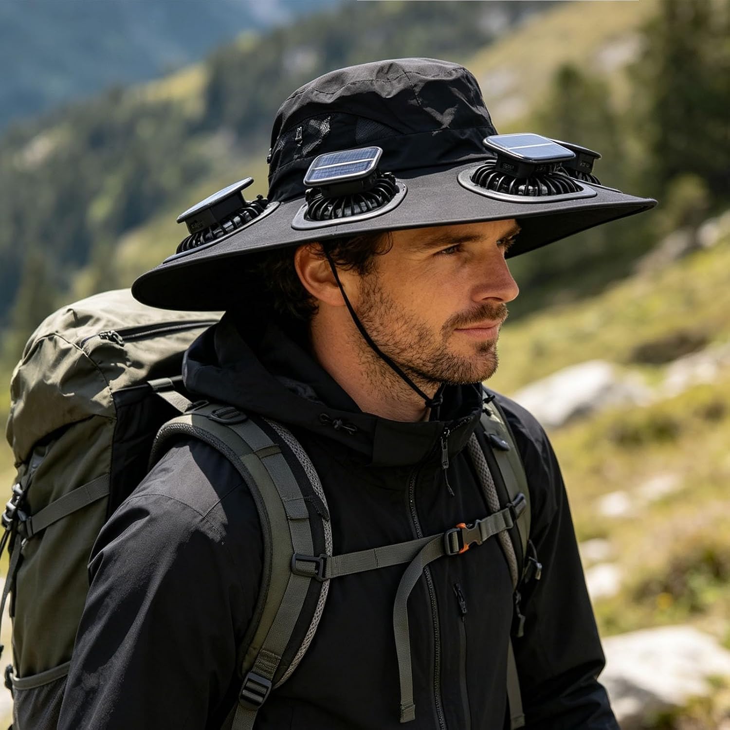 2026 Hot Summer 6 Fans Visor C - Sun Hat Wide Brim recensie en prijs