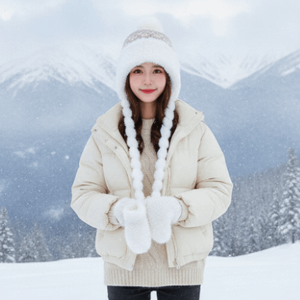 Fleece gevoerde pomponmuts met - Winter Trapper Hat recensie en prijs