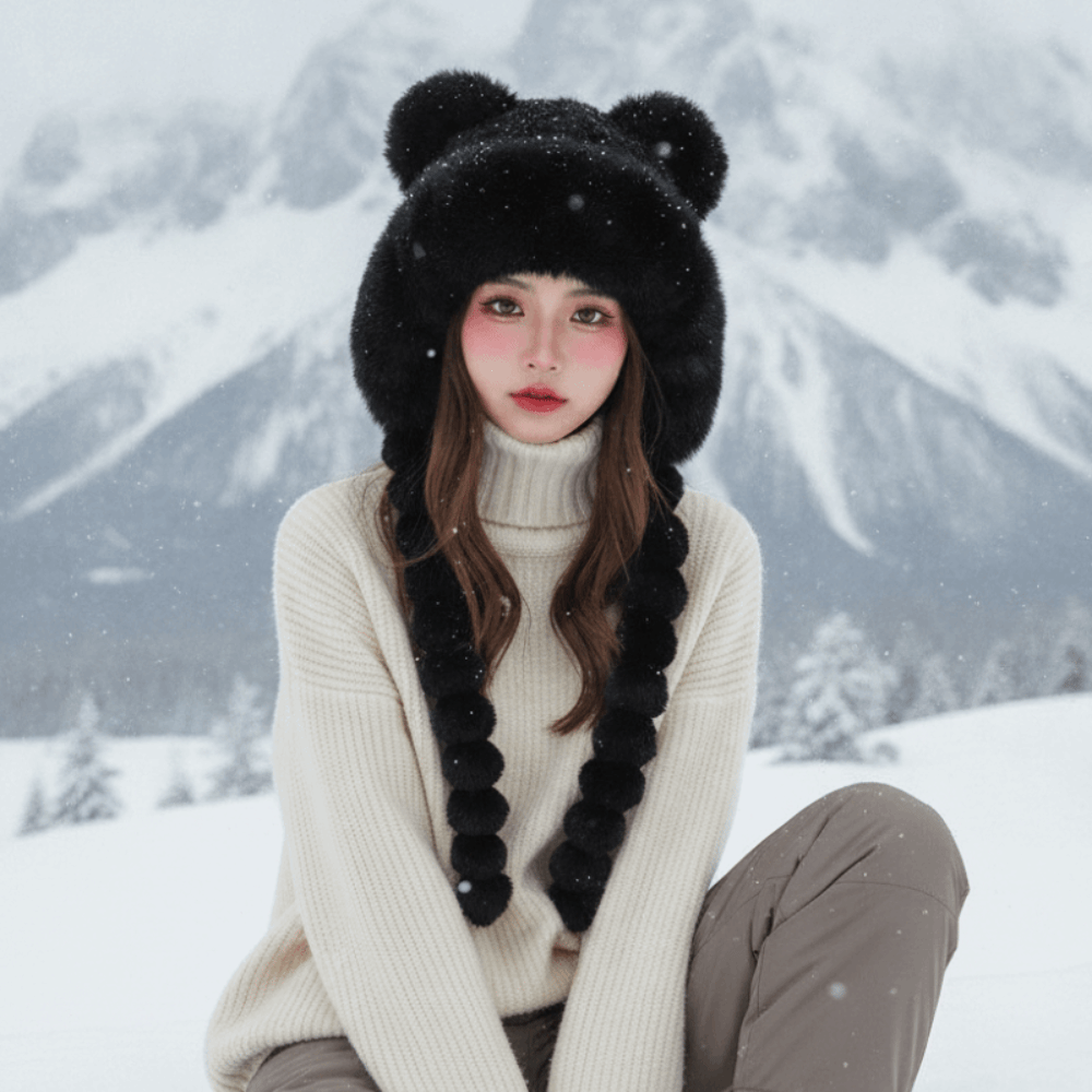 Fleece gevoerde pomponmuts met - Winter Trapper Hat recensie en prijs