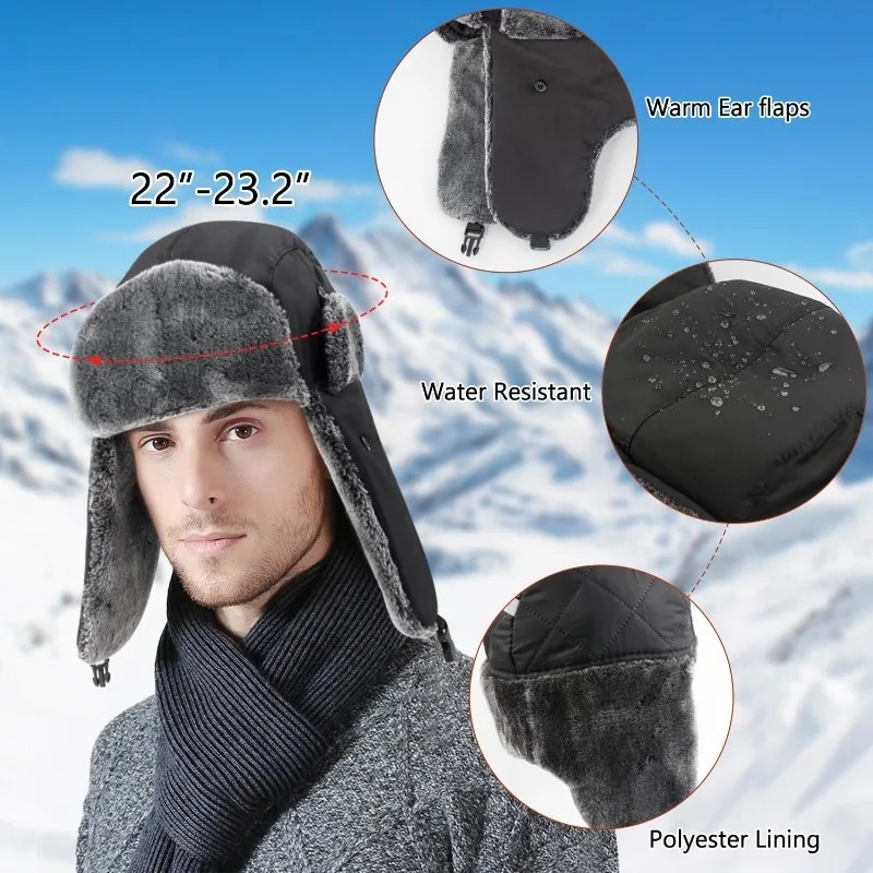 Sneeuwski Leger Militaire Usha - Winter Trapper Hat recensie en prijs