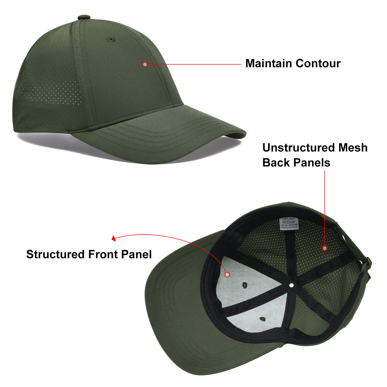 Unisex klassieke mesh verstelb - Golf Cap Dad recensie en prijs
