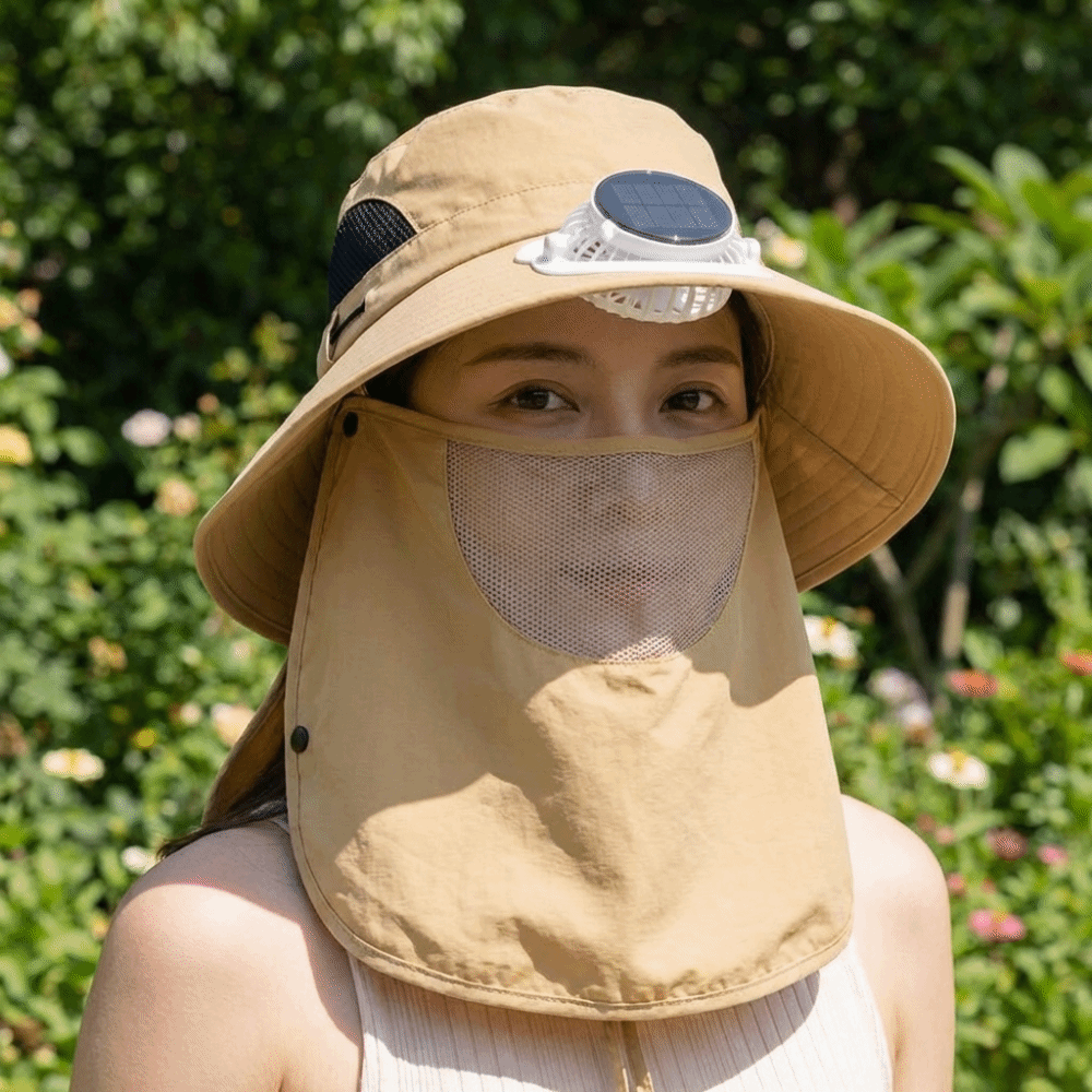 Draagbare op zonne-energie opl - Sun Hat Wide Brim recensie en prijs