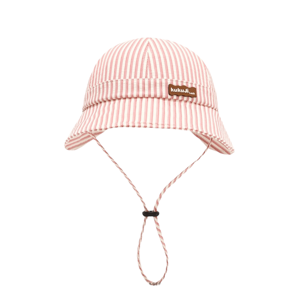 Nieuwe gestreepte baby bucket  - Sun Hat Wide Brim recensie en prijs