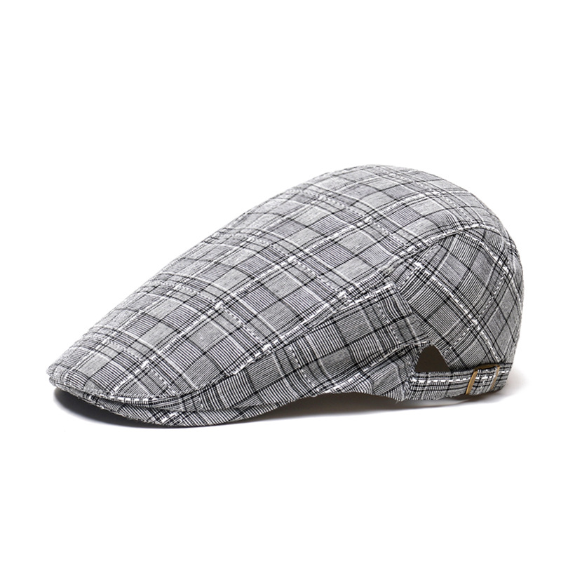 Unisex katoenen geruite newsbo - Newsboy Cap Ivy recensie en prijs